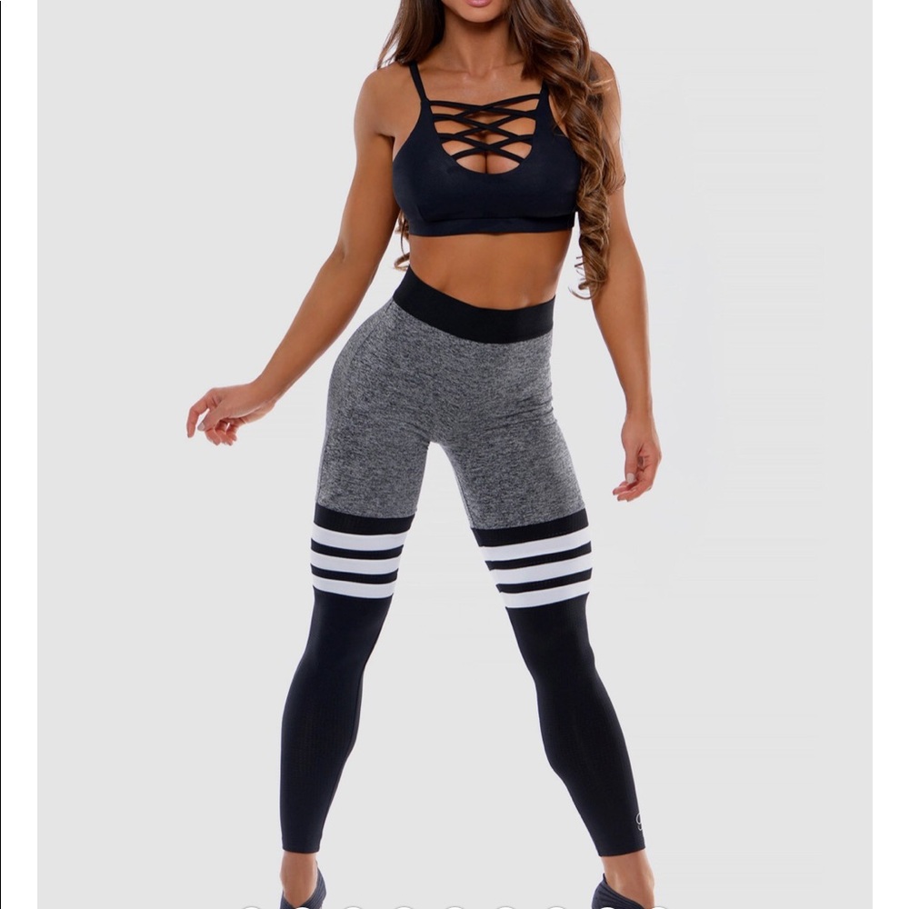 Bombshell Sportswear Thigh High Mid-Rise Leggings